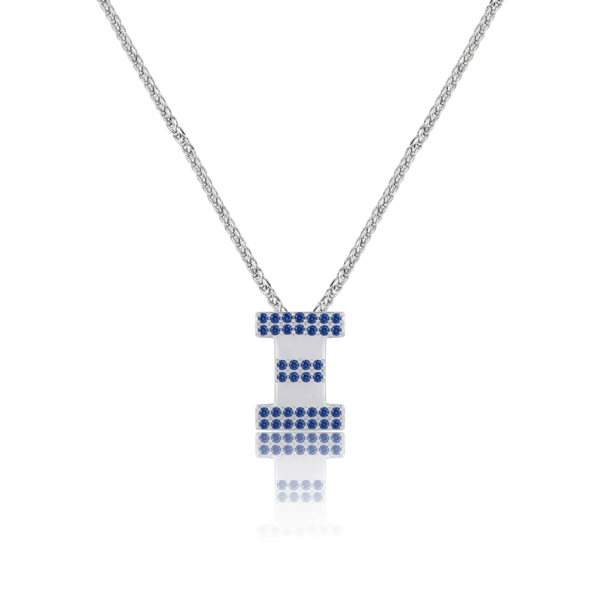 Blue Letter Ξ / Xi Charm
