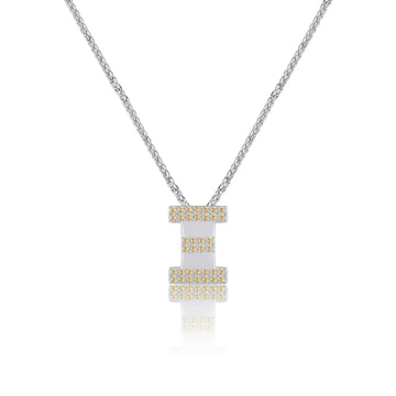 Gold Letter Ξ / Xi Charm