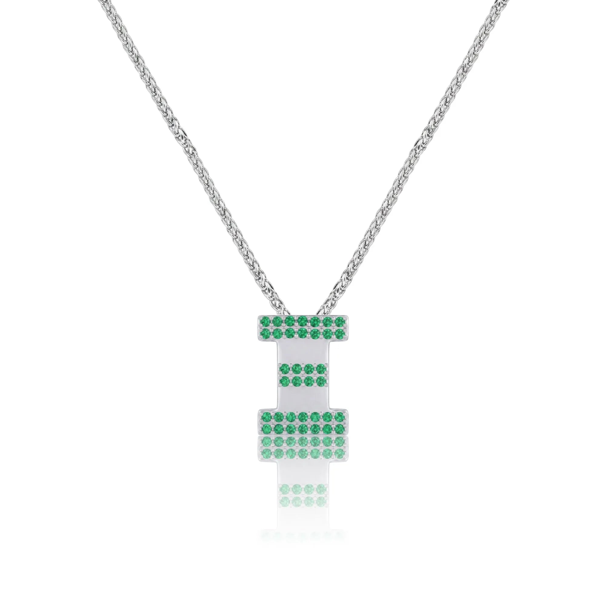 Green Letter Ξ / Xi Charm