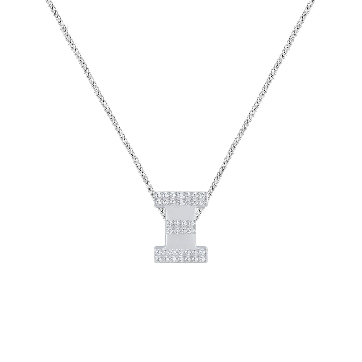Silver Letter Ξ / Xi Charm
