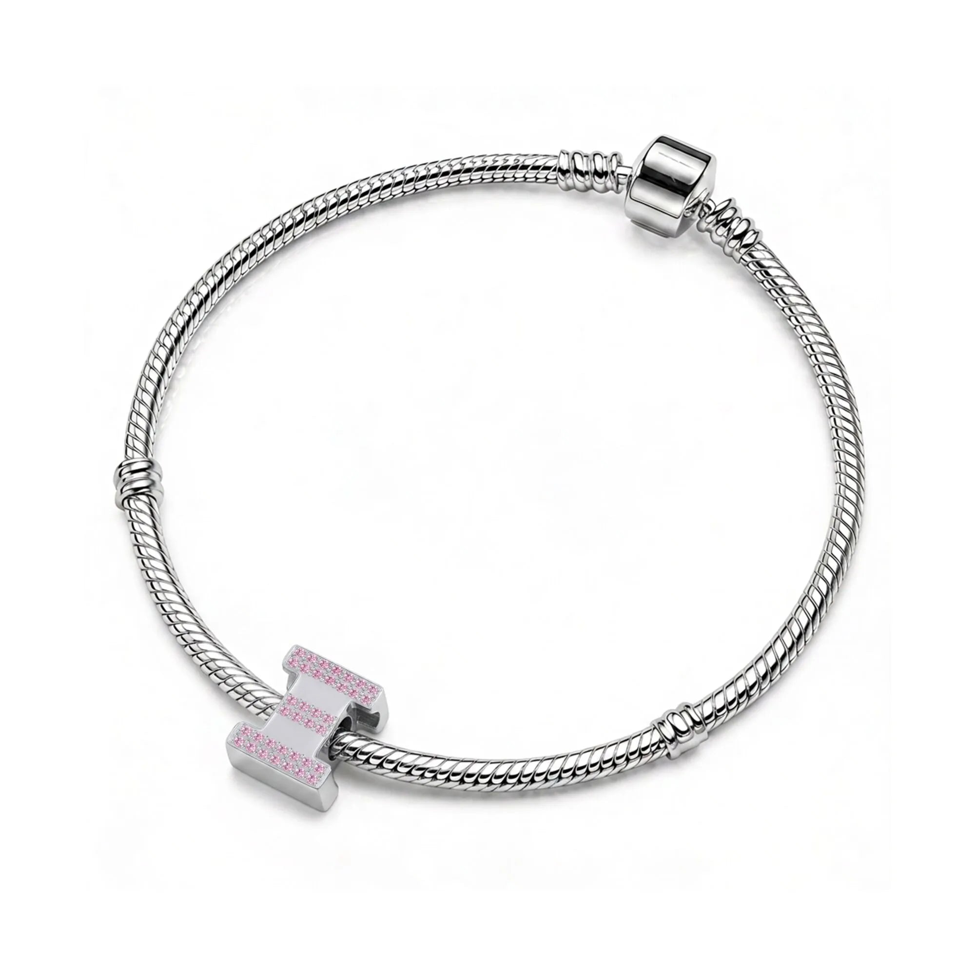 Pink Letter Ξ / Xi Charm