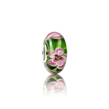 Pink Green Murano Glass