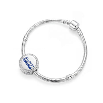 Hampton University Sterling Silver Charm (Fits Pandora)