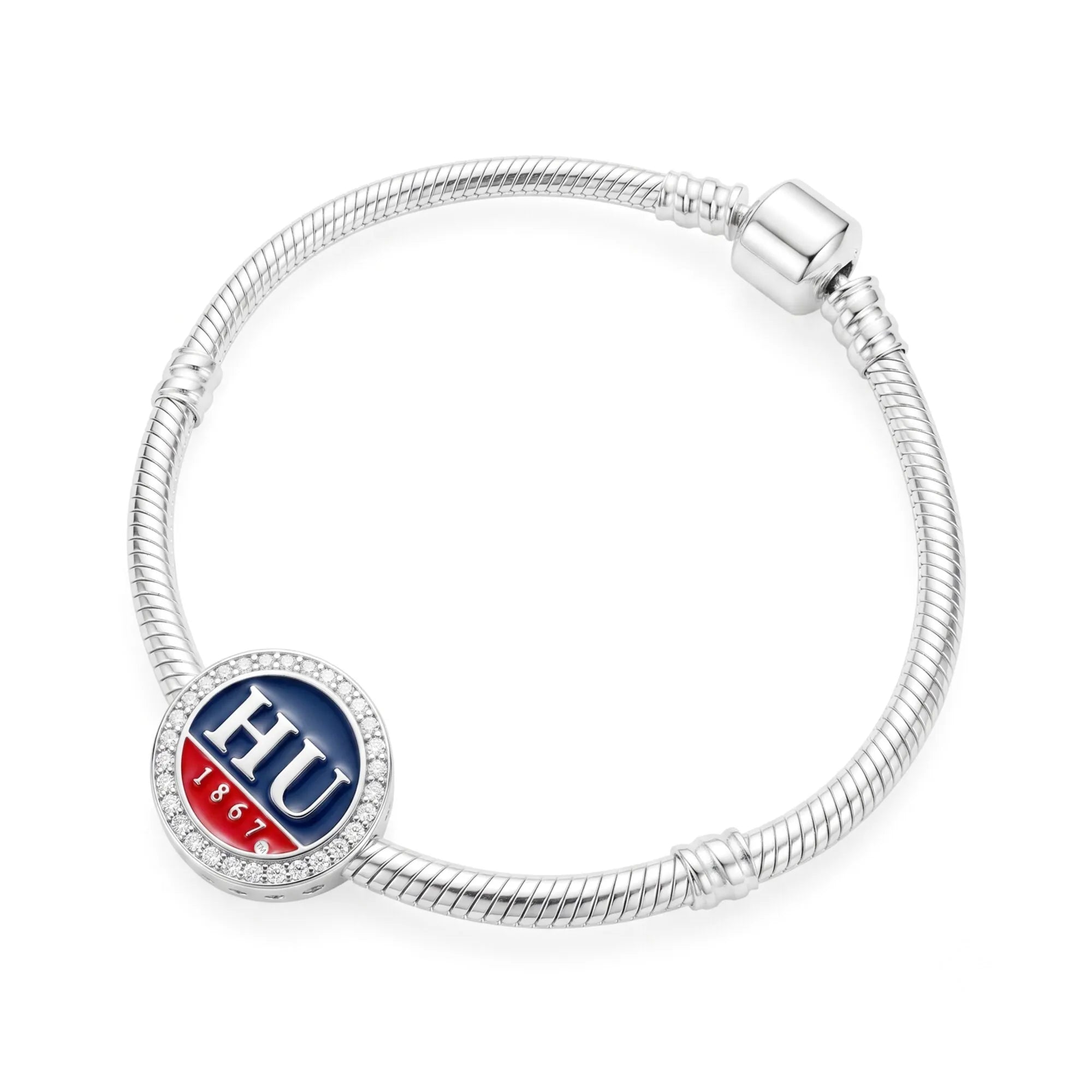 Howard University Sterling Silver Charm (Fits Pandora)