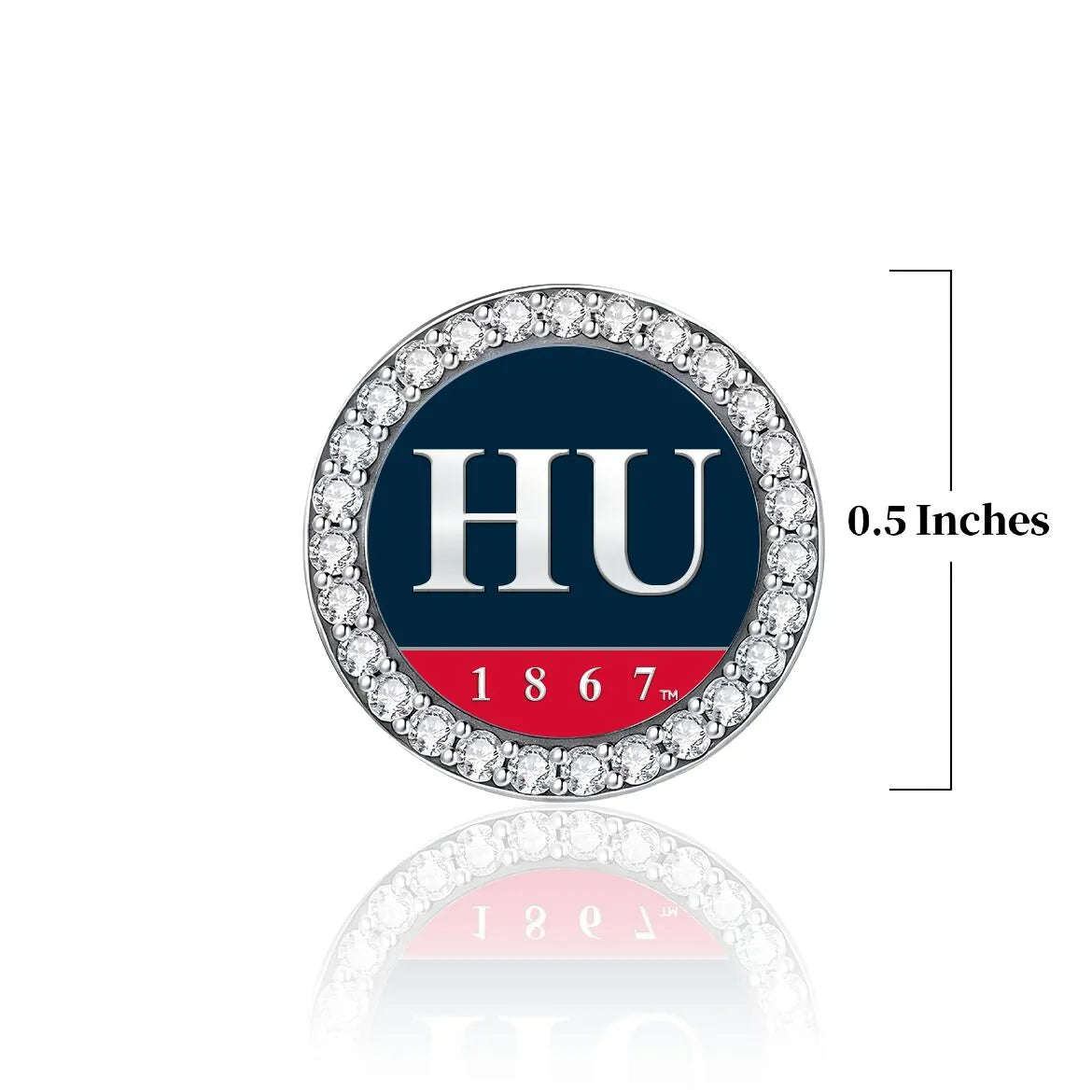 Howard University Sterling Silver Charm (Fits Pandora)