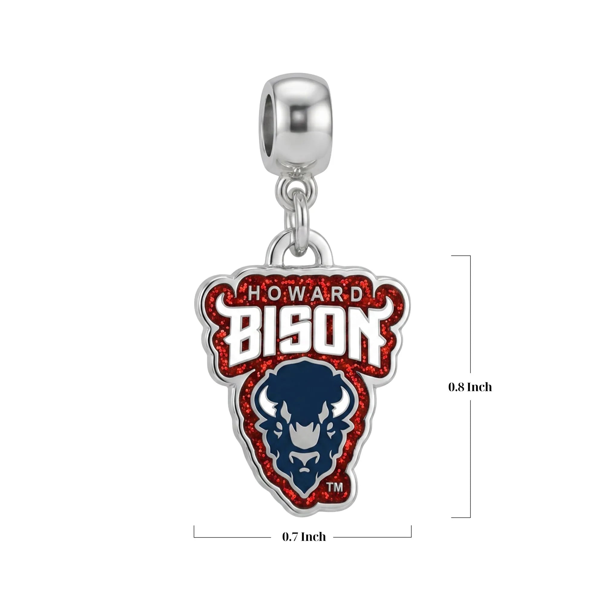 Howard University Bison Head Charm