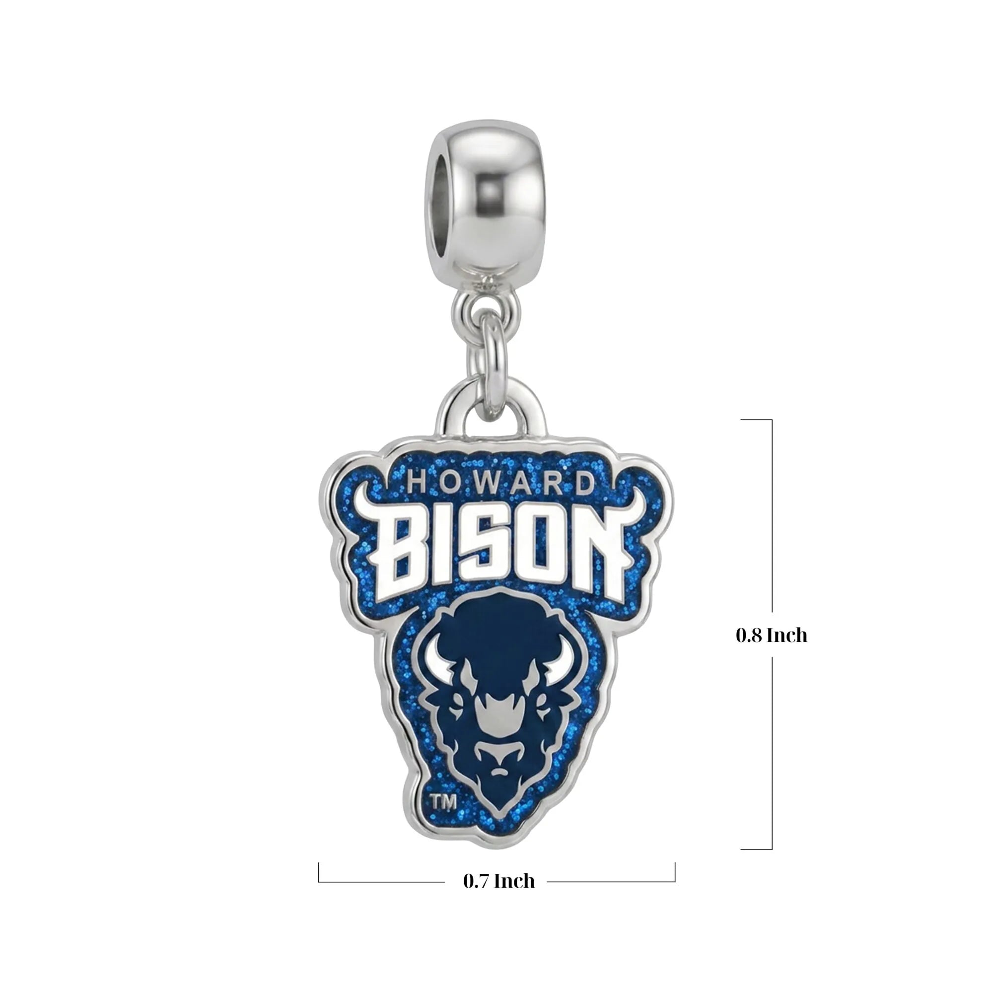 Howard University Bison Head Charm