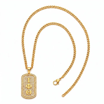 Iota Phi Theta Gold Dogtag
