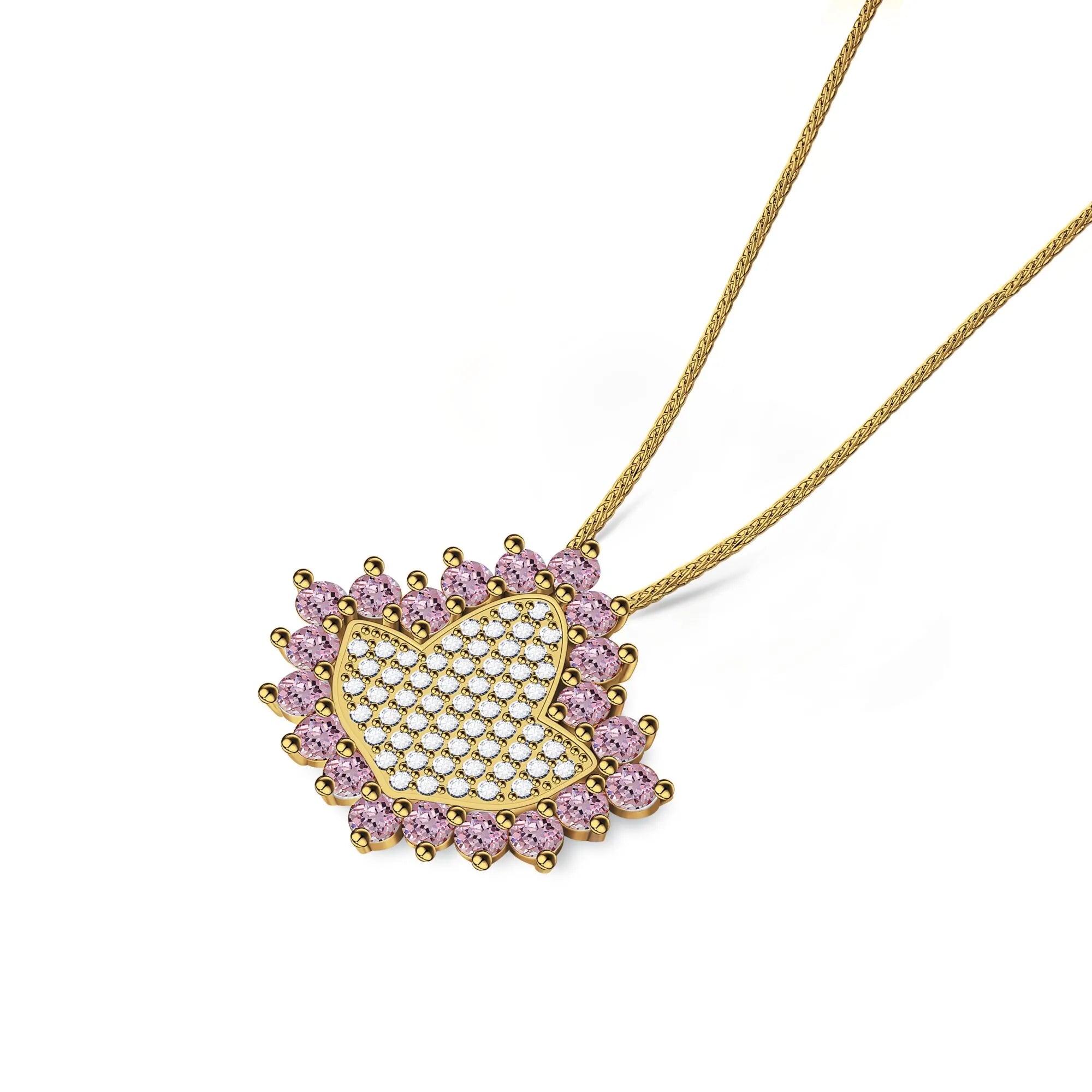 AKA Pink Ivy Elite –Gold Pendant (Chain Sold Separately)