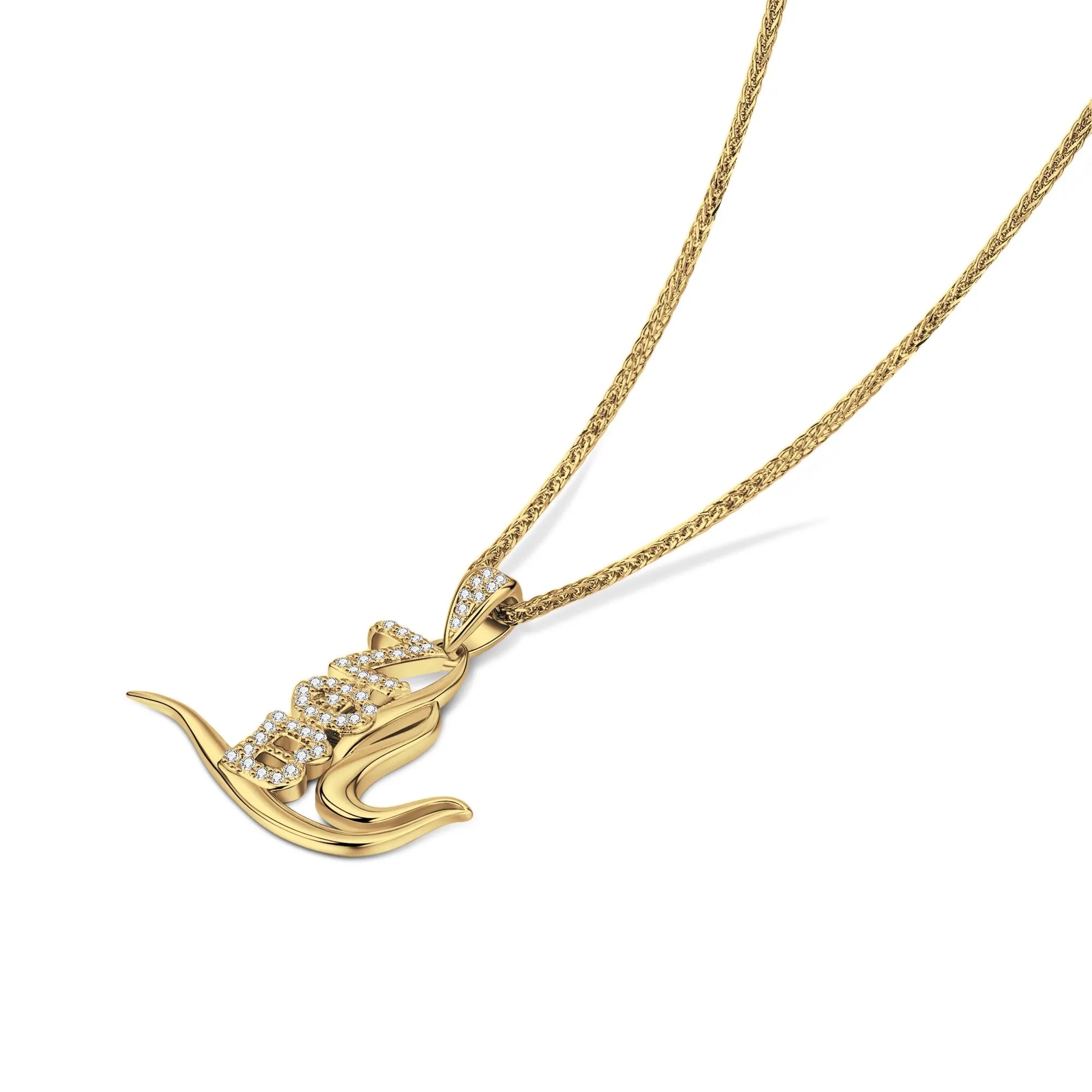 ZPhiB Dove Gold Pendant (Chain Sold Separately)