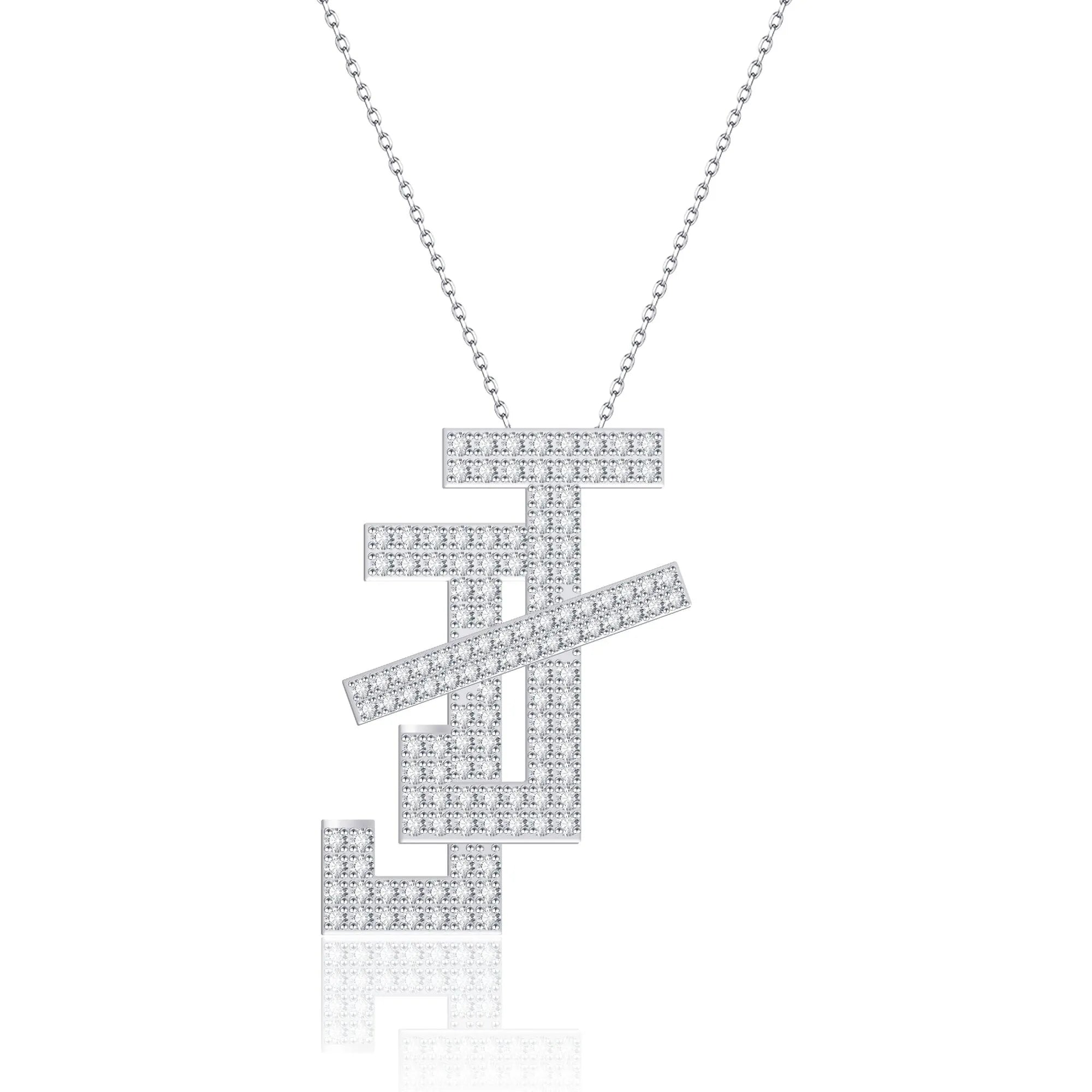 Jack and Jill Sterling Silver Necklace - Gratia Pearl