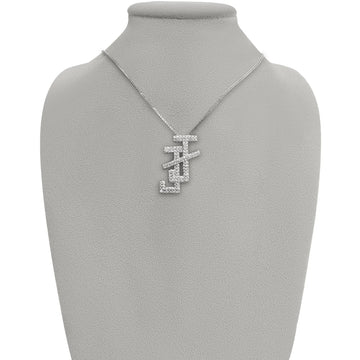 Jack and Jill Sterling Silver Necklace - Gratia Pearl