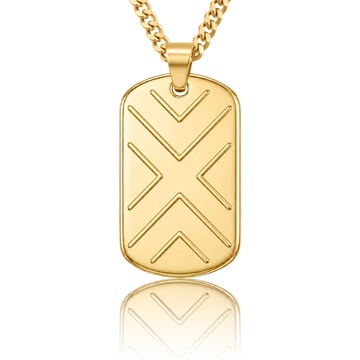 Kappa Alpha Psi Gold Dogtag
