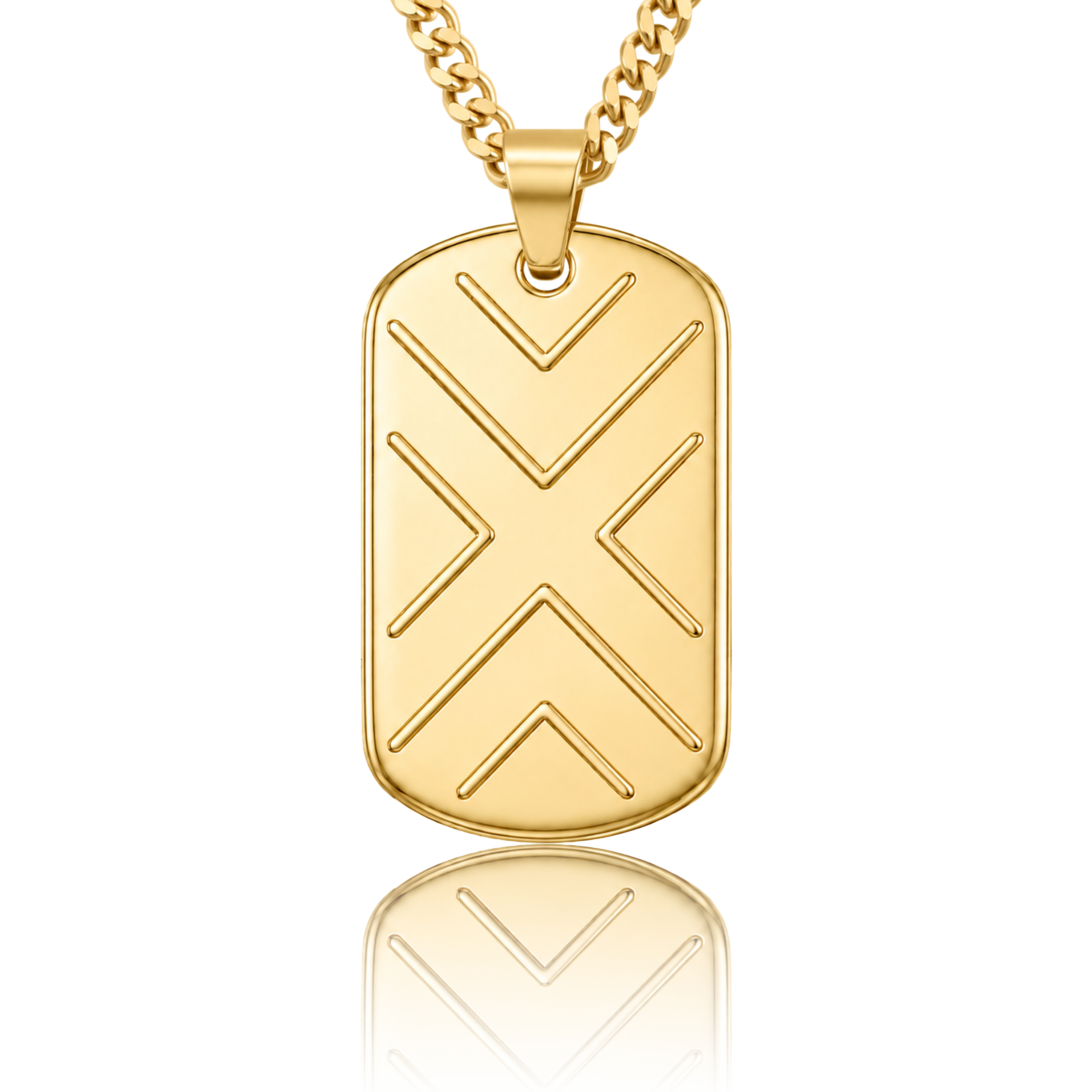 Kappa Alpha Psi Gold Dogtag