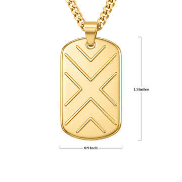 Kappa Alpha Psi Gold Dogtag