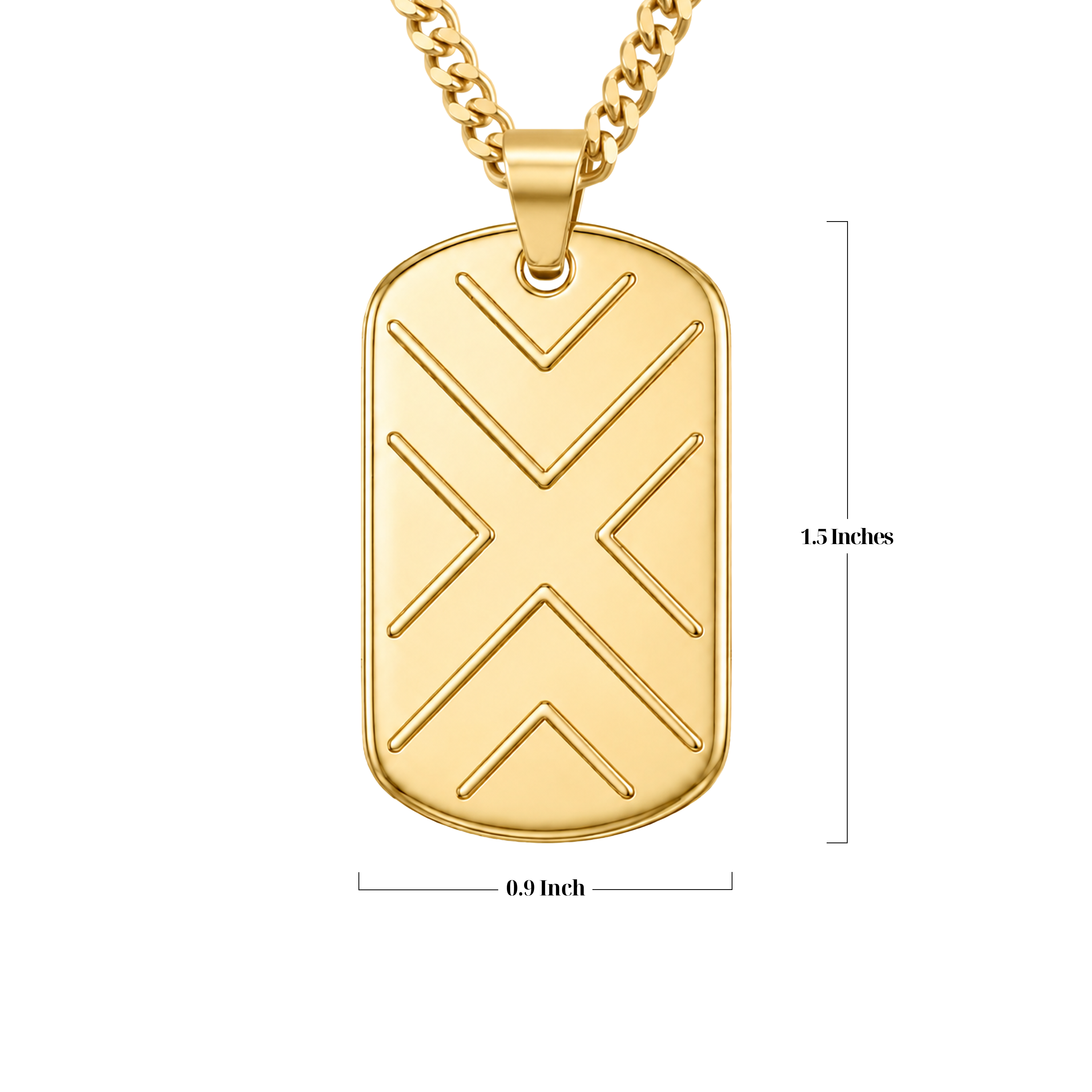 Kappa Alpha Psi Gold Dogtag