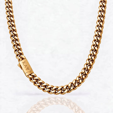 Kappa Alpha Psi Gold Cuban Chain Necklace