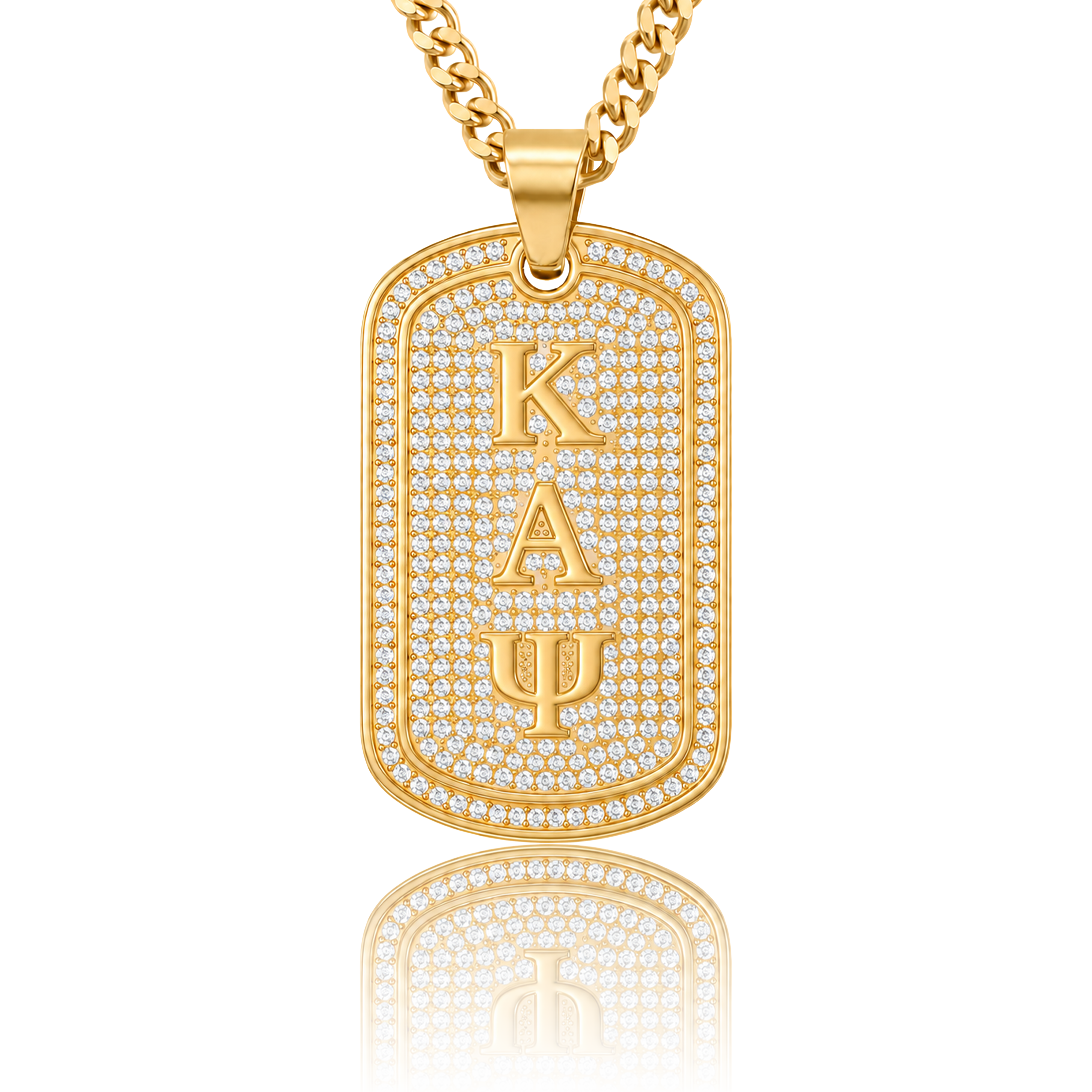 Kappa Alpha Psi Gold Dogtag