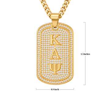 Kappa Alpha Psi Gold Dogtag