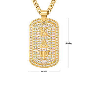 Kappa Alpha Psi Gold Dogtag