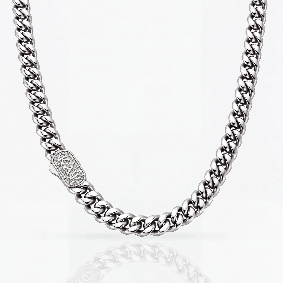 Kappa Alpha Psi Pavé Cuban Chain Necklace
