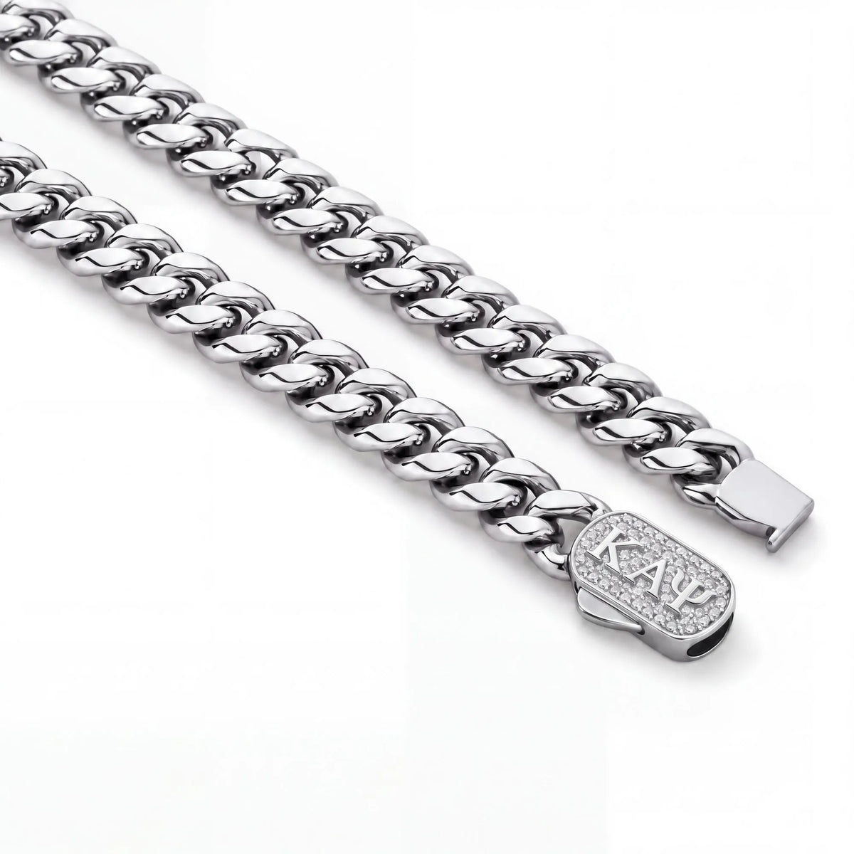 Kappa Alpha Psi Pavé Cuban Chain Necklace