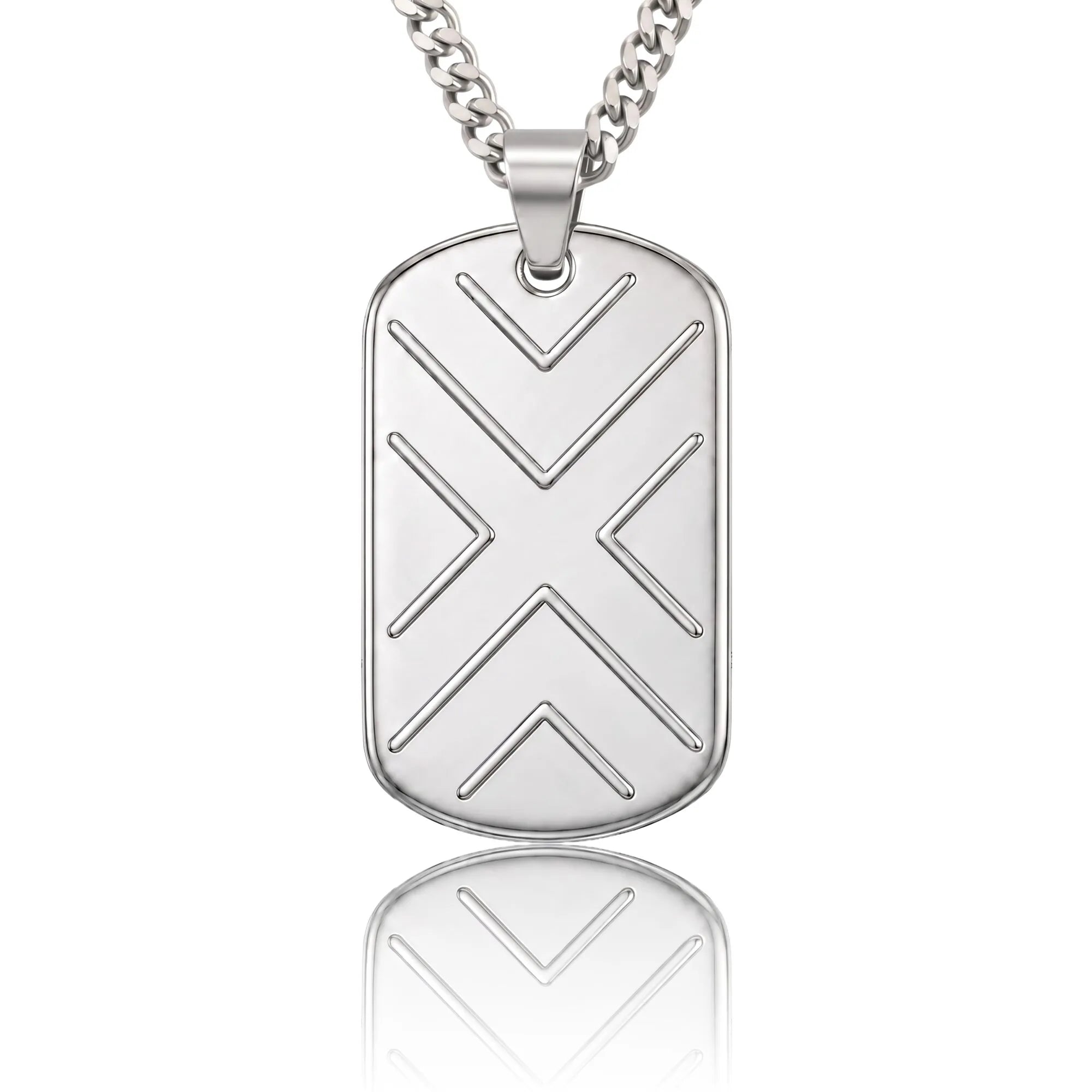 Kappa Alpha Psi Silver Dogtag