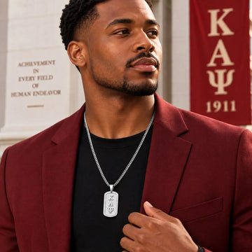 Kappa Alpha Psi Silver Dogtag