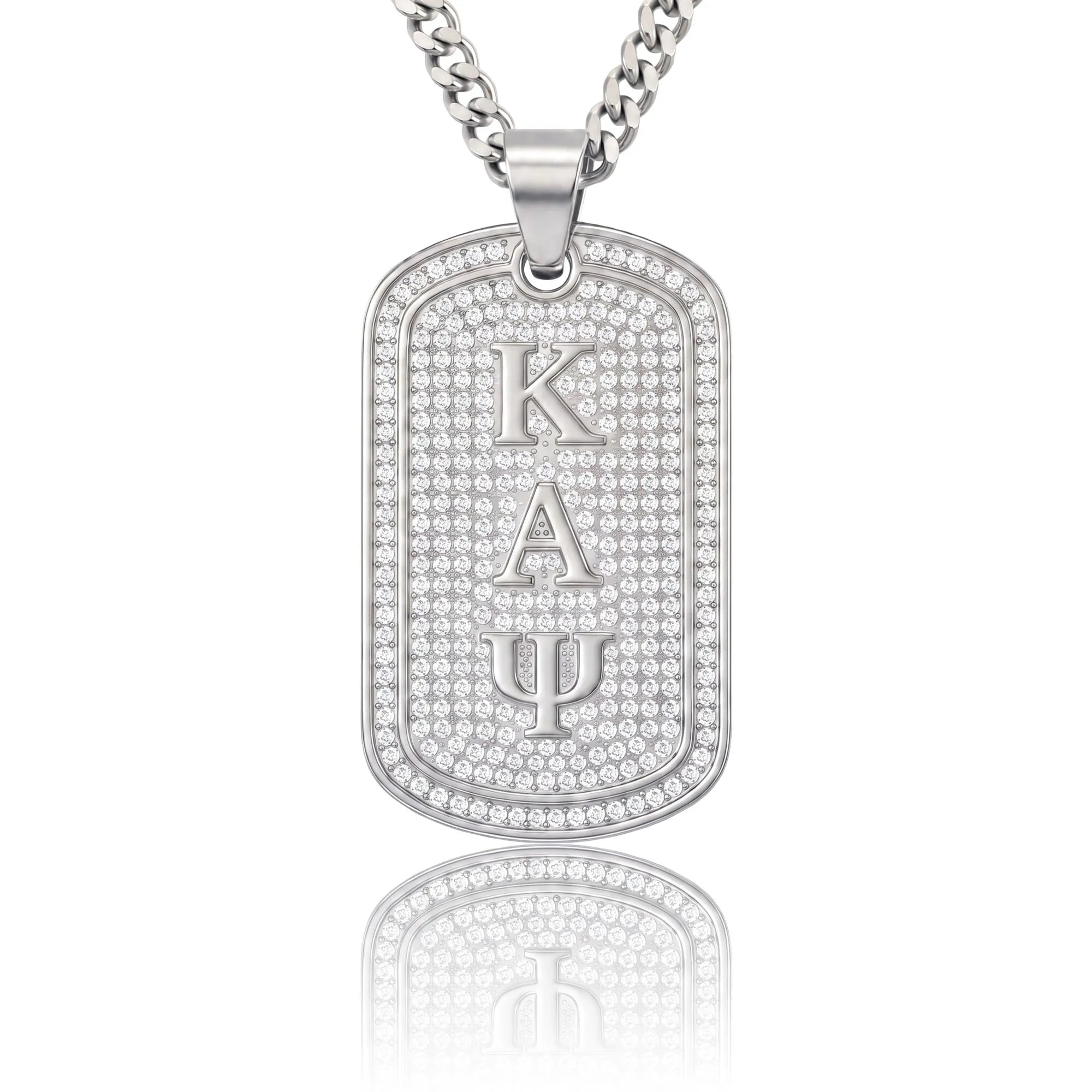Kappa Alpha Psi Silver Dogtag