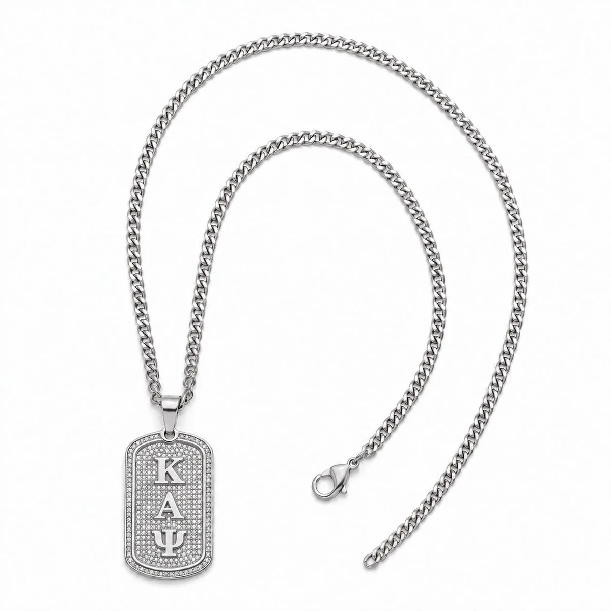 Kappa Alpha Psi Silver Dogtag