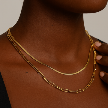 Paperclip Chain Gold