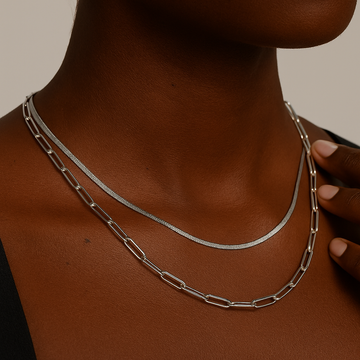 Paperclip Chain Silver