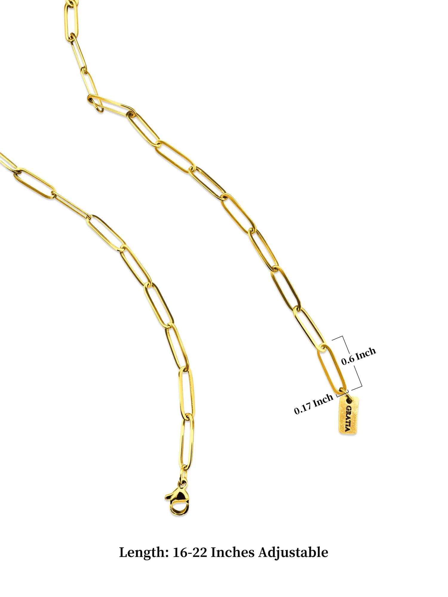 Paperclip Chain Gold