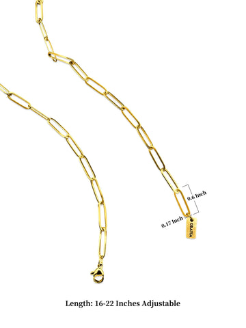 Paperclip Chain Gold