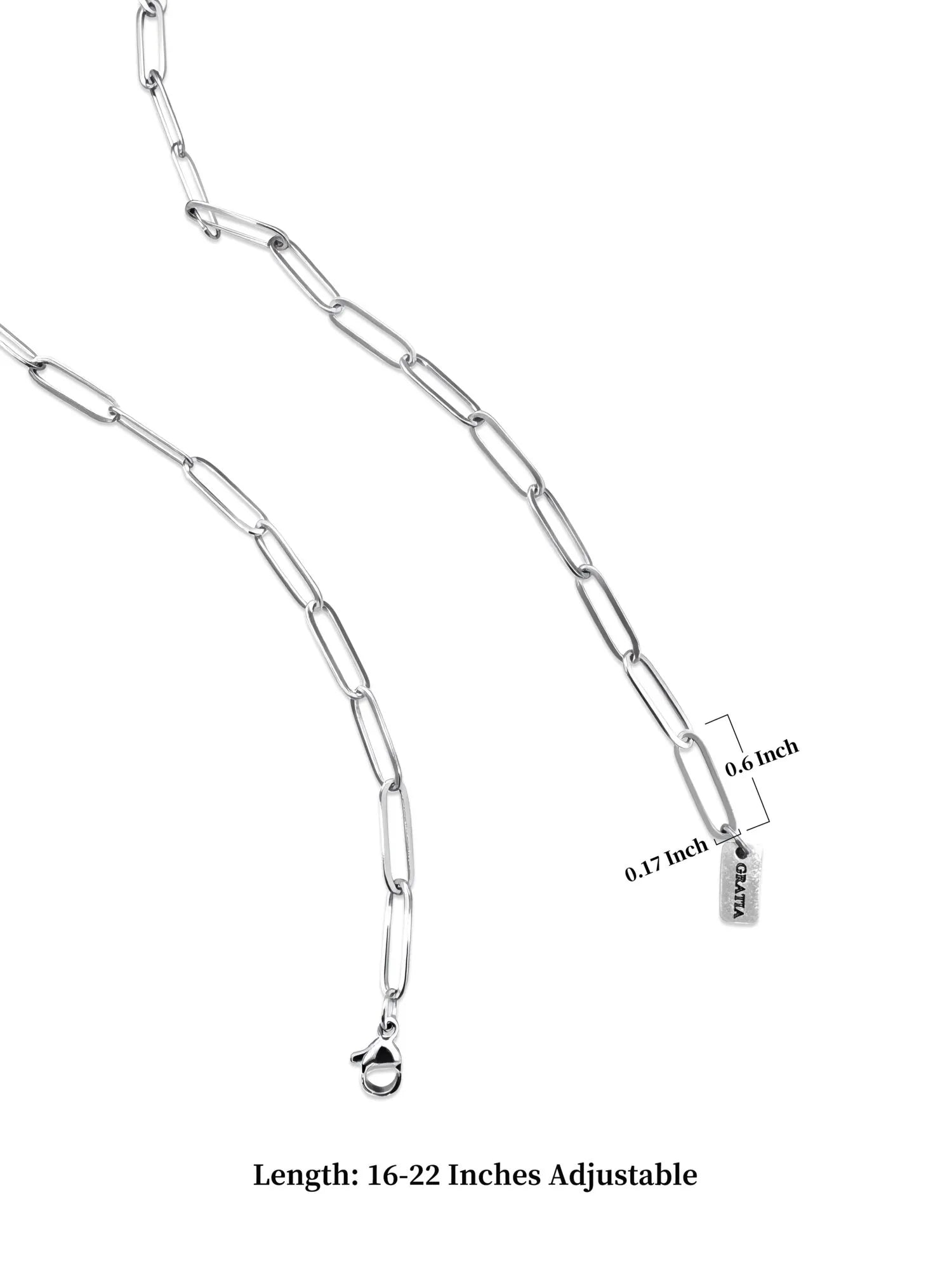 Paperclip Chain Silver