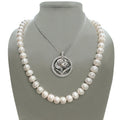 Links Rose Sterling Silver Pendant - Gratia Pearl