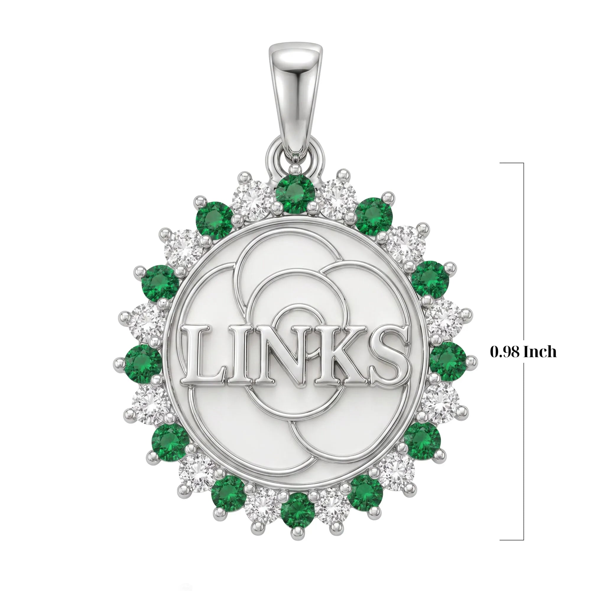 Links Sterling Silver Pendant (Chain Sold Seperately)