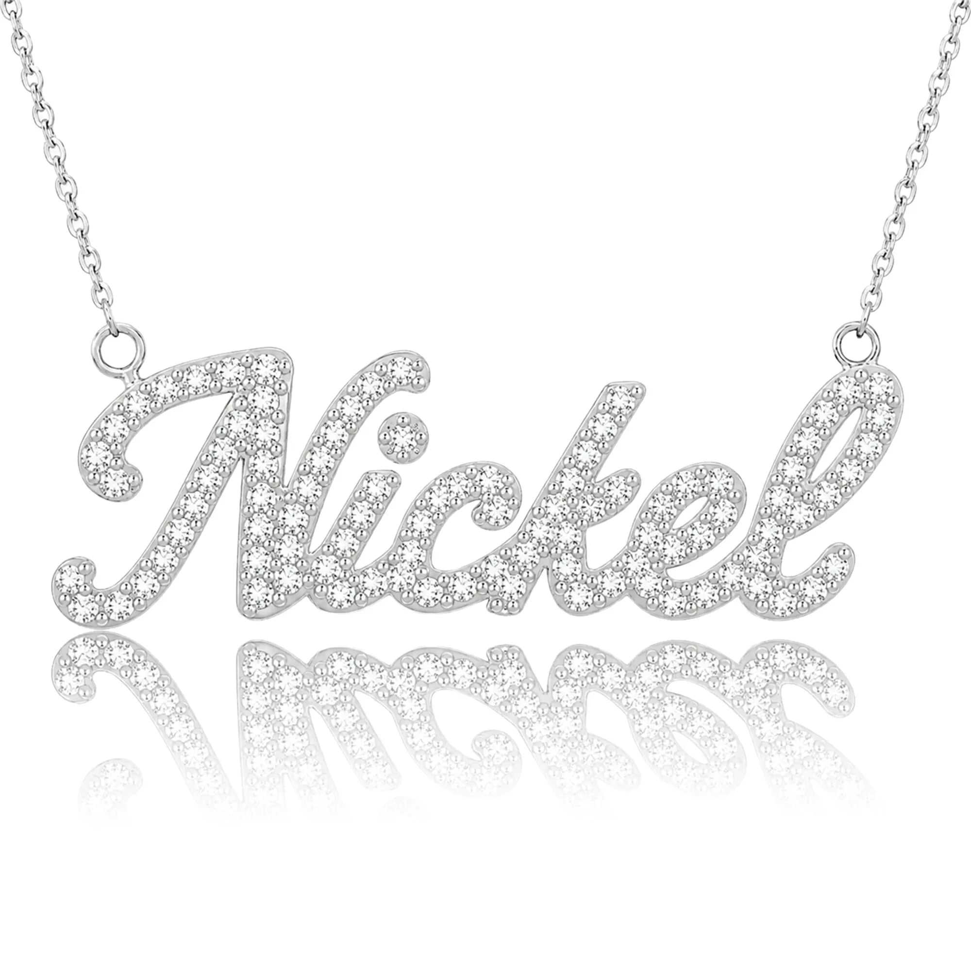 Nickel Pavé Necklace