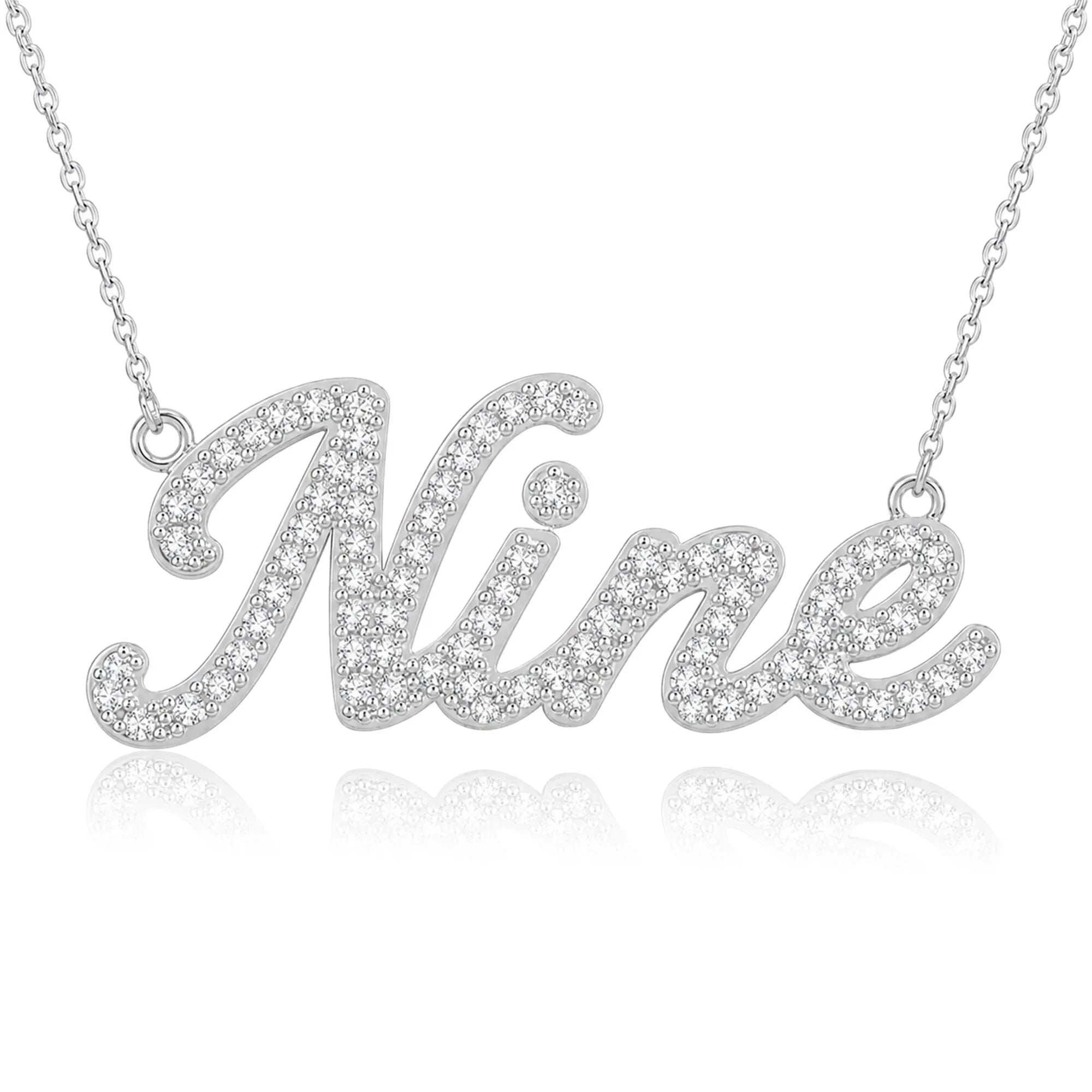 Nine Pavé Necklace