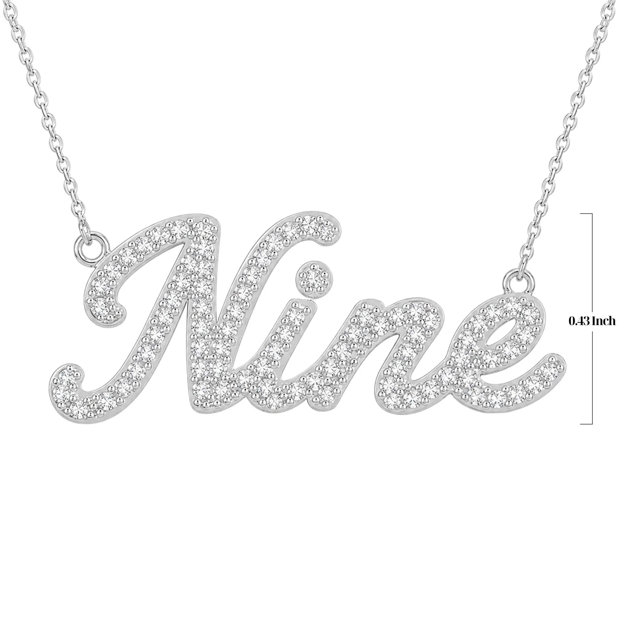Nine Pavé Necklace