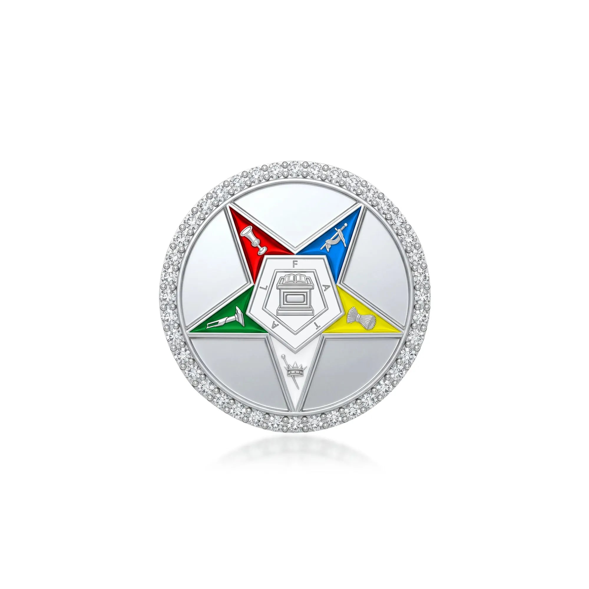 Order of the Eastern Star Sterling Silver Charm (Fits Pandora)