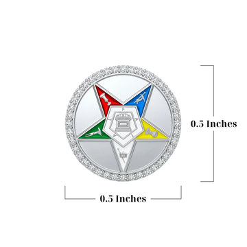 Order of the Eastern Star Sterling Silver Charm (Fits Pandora)