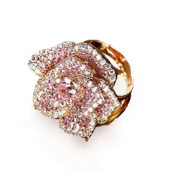 Pink Tea Rose Ring - Gratia Pearl