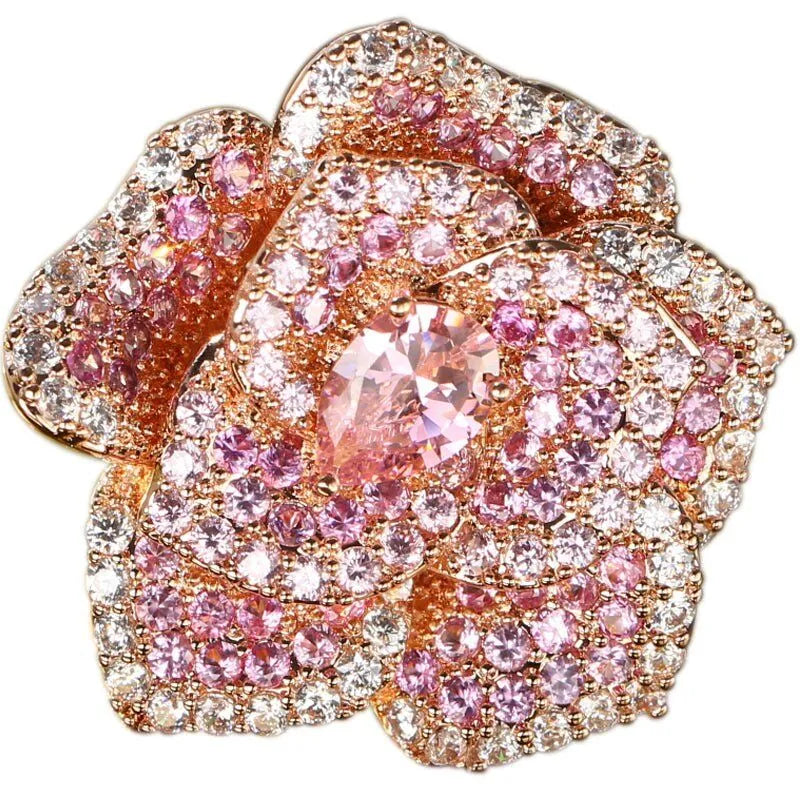 Pink Tea Rose Ring - Gratia Pearl