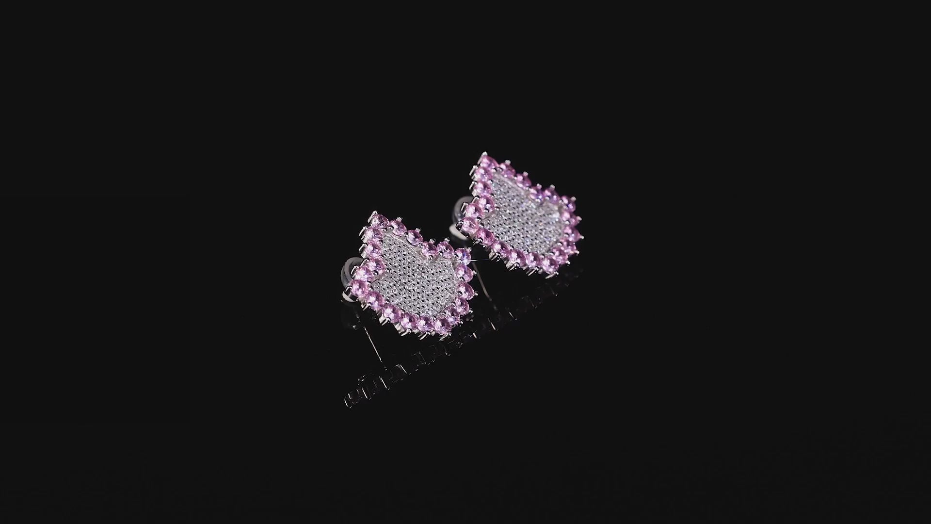 AKA Pink Ivy Elite - Sterling Silver Earrings compressed video 1