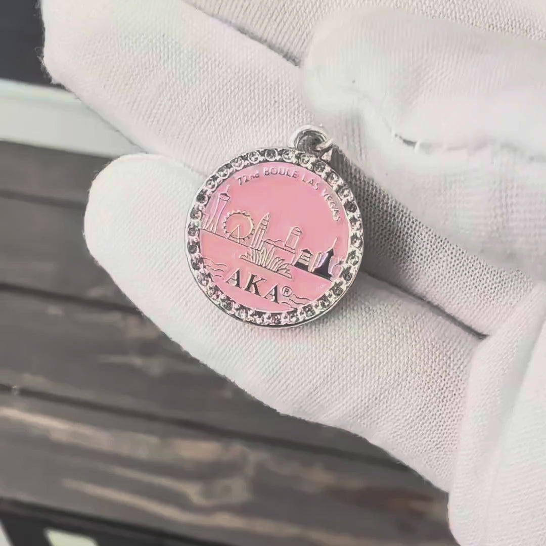AKA 2026 Boule Las Vegas Skyline Charm