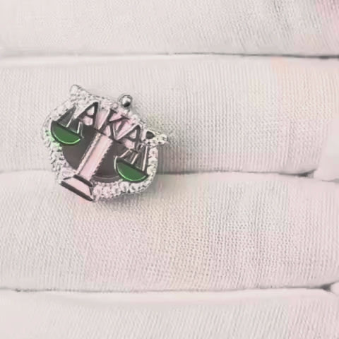 AKA Justice Scale Sterling Silver Charm For Law Professionals (Fits Pandora) compressed video 1