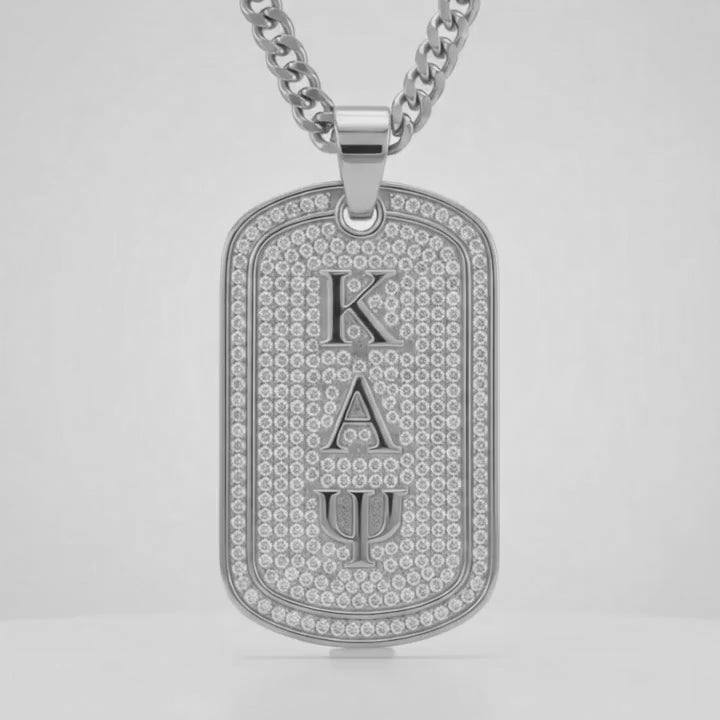 Kappa Alpha Psi Silver Dogtag