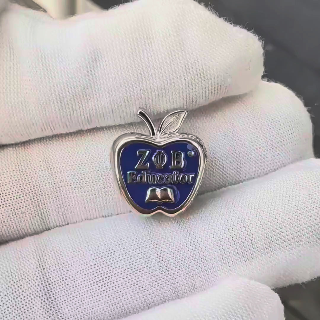 ZPHIB Educator Sterling Silver Charm (Fits Pandora)