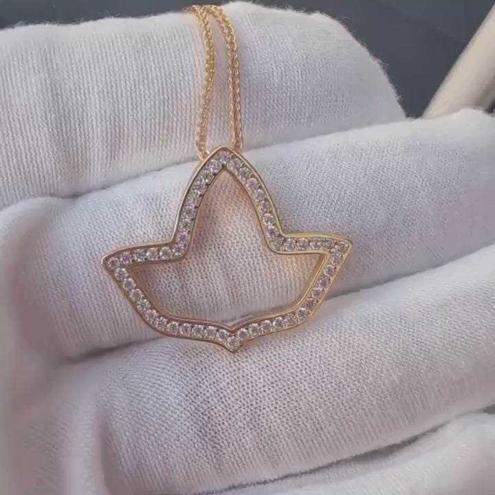 AKA Ivy Halo Gold Vermeil Pendant (Chain Sold Separately)